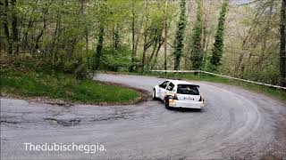 RALLY VALLI CUNEESI  PASSAGGIO DELLE 2 RENAULT  DRONERO CN 27  4  2019 [upl. by Ettecul]