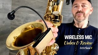 Compact Wireless Sax Mic Unboxing PlayTest amp Review [upl. by Suoiradal]