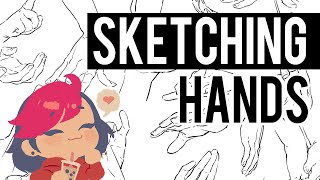 【Timelapse】 Sketching hands also hello again [upl. by Hibbert]