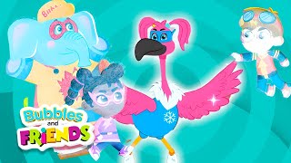 ¡Congelados  Bubbles y sus amigos  Dibujos animados educativos para niños [upl. by Laynad637]