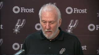 Gregg Popovich Post Game Interview  San Antonio Spurs vs New Orleans Pelicans [upl. by Amrita178]