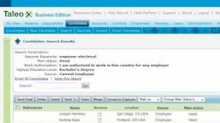 Taleo Recruit Recruiting and Hiring OnDemand Software [upl. by Merritt]