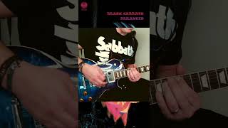 Black Sabbath  Paranoid Main Riff 5 Shorts blacksabbath [upl. by Erdnael]