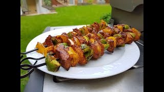 Rezept Karamellisierte Grillspieße mit Low Carb Trockenmarinade [upl. by Pickett]