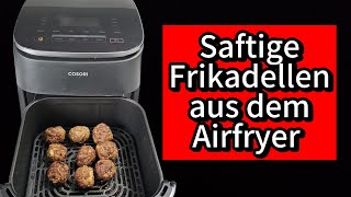 Frikadellen im Airfryer Saftig amp Knusprig ohne viel Fett einfach lecker [upl. by Ritter]