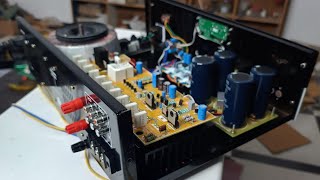 How to make an Amplifier DIY Amplifier ✓ 500w Amplifier assembly ✓ Amplifier connection [upl. by Ylla154]