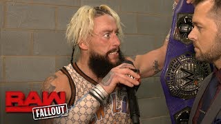 Enzo Amore invites the UK roster to quotThe Zo Showquot Raw Fallout Nov 6 2017 [upl. by Danny]