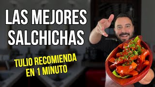 Las Mejores Salchichas  Receta Fácil  Tulio Recomienda en 1 Minuto [upl. by Kazue]