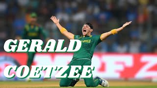 Gerald Coetzee Bowling  Wicket Compilation  Young South African Fast Bowler [upl. by Hcab]