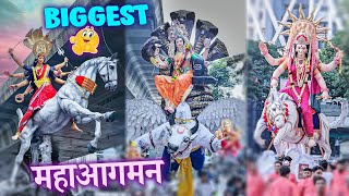 Mumbai Devi Maha Aagman 2023  Mumbai Devi Aagman 2023  Devi Aagman 2023  Navratri Festival 2023 [upl. by Rabjohn525]