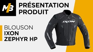 Blouson Ixon Zephyr HP avis en video par Motoblouz [upl. by Aneloj]