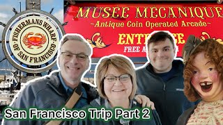 San Francisco Travel Vlog Part 2  Fisherman’s Wharf  Craig Has Fun Time At Musee Mecanique [upl. by Bushweller437]