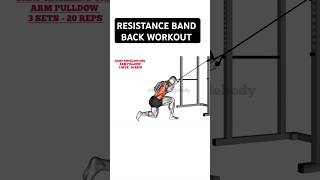 AMAZING Resistance Band Back Exercises resistanceband fitness workout [upl. by Pru195]