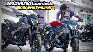 Finally 2024 Bajaj NS200 Launched with New Feature and Looks😍 [upl. by Perl]