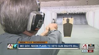 Gov Nixon says he will veto sweeping Missouri gun rights bill [upl. by Glenden]