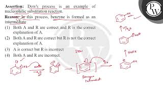 Assertion Dows process is an example of nucleophilic substitution reaction Reason In this pr [upl. by Aelrac]