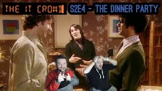 Peter WHAT Americans React To quotThe IT Crowd  S2E4  The Dinner Partyquot [upl. by Romelle134]