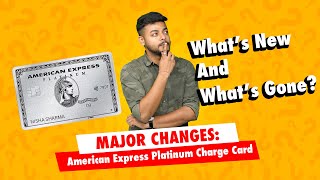 Amex Platinum Card Update Changes in American Express Platinum Charge Card  Hike in Fee amp Benefits [upl. by Otreblig]