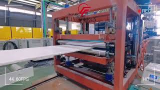 China Feininger XPS foam board production line [upl. by Issy]