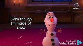 Unmeltable me song lyrics Frozen 2 [upl. by Ollehcram]