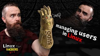 sudo  POWER managing users in Linux  Linux for Hackers  EP4 [upl. by Katherine]