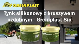 Tynk silikonowy z kruszywem ozdobnym  Greinplast Sic [upl. by Warrenne245]