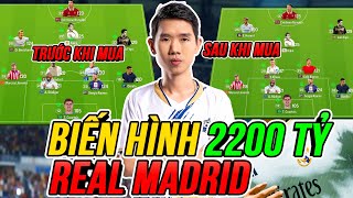 THÀNH HOÀ  THAY HÌNH ĐỔI DẠNG REAL MADRID 2200 TỶ BP MẠNH HƠN TRƯỚC  FC ONLINE [upl. by Yamauchi]