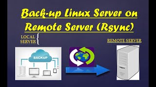 How to backup Linux Server To Remote Server with RSYNC command [upl. by Mik]