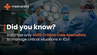 Fellowship in Critical Care Medicine  MedvarsityOnlineLtd [upl. by Canica]