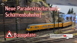 Erstfahrt auf der neuen Paradestrecke amp im neuen Schattenbahnhof  Bauupdate  Modellbahn Spur TT [upl. by Nebeur]