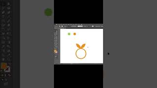 graphics creativity  graphics  designing  tips and tricks  Adobe Illustrator  orange logo [upl. by Bran]