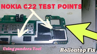 Nokia C22 test points to unlock  Nokia ta 1533 test points for erase data with tool [upl. by Lundin]