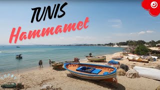 Hammamet Beach Tunisia 🇹🇳 4k [upl. by Yetnruoc820]