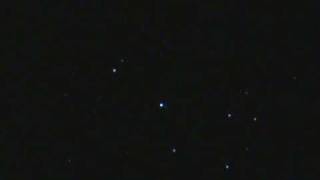 The Pleiades  M45  filmed with camcorder [upl. by Jevon932]