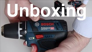 Bosh GSR 12V15 Drill amp Driver  Unboxing Episode 61 6 mar 2018 [upl. by Lathrope]