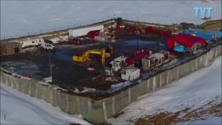 BREAKING DAPL Pipe Underground Near Missouri River [upl. by Akirehs]