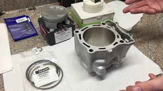 Project YFZ 450 Piston and cylinder replacement  Wossner  Powerseal  WPC treatment [upl. by Brieta189]