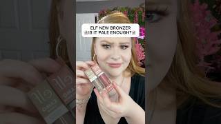 elfcosmetics NEW BRONZERIS IT PALE ENOUGH👻 elf bronzer isitpaleenough makeup beauty [upl. by Kary]