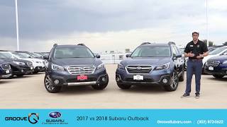 2017 vs 2018 Subaru Outback whats the difference [upl. by Ange]