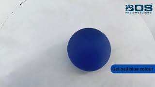 Bos medicare surgical Gel ball blue colour [upl. by Serra]