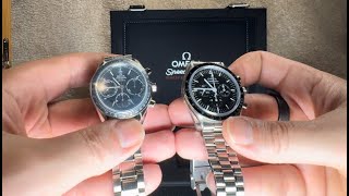 Omega Speedmaster quotSaphire Sandwichquot vs Speedemaster quotRacingquot [upl. by Steward]