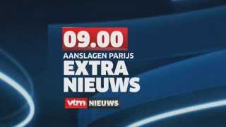 VTM • Nieuws  Extra Nieuws Opener Aanslagen Parijs [upl. by Sochor640]