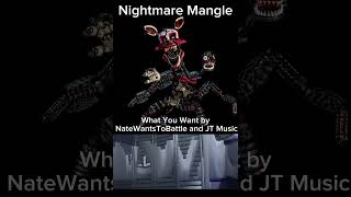 Nightmare Mangle  FNAF Character Theme Song [upl. by Aisatsan]