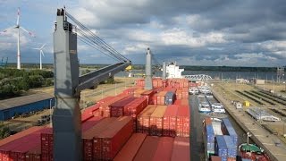 Crossing the Atlantic on a container ship [upl. by Ardnovahs]