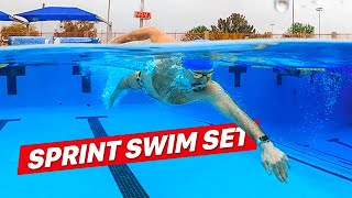 Try This Sprint Swim Workout [upl. by Electra]