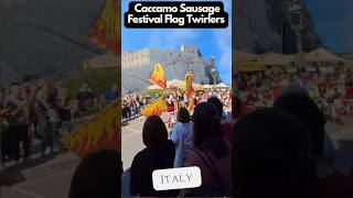 Sicilian Flag Twirlers Light Up the Harvest Festival [upl. by Margarida]