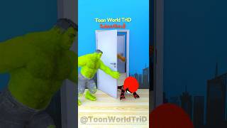 🤔 Why Did SpiderMan Fall When Hulk Tripped Over the Door 🚪😂 gta [upl. by Arlette444]