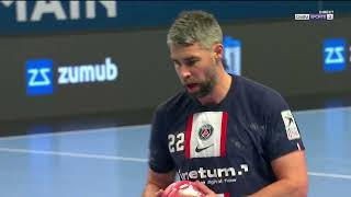 psg handball vs cesson rennes mhb lnh starligue 2022 [upl. by Lanette]