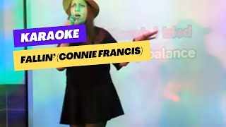 Fallin Connie Francis karaoke [upl. by Aborn]