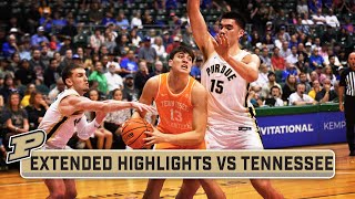 Tennessee vs Purdue  Extended Highlights  Big Ten Mens Basketball  Nov 21 2023 [upl. by Ivek710]